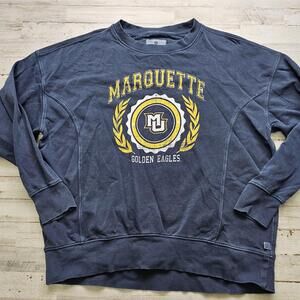 Marquette Golden Eagles Women's Colosseum Crewneck Sweatshirt Size MED